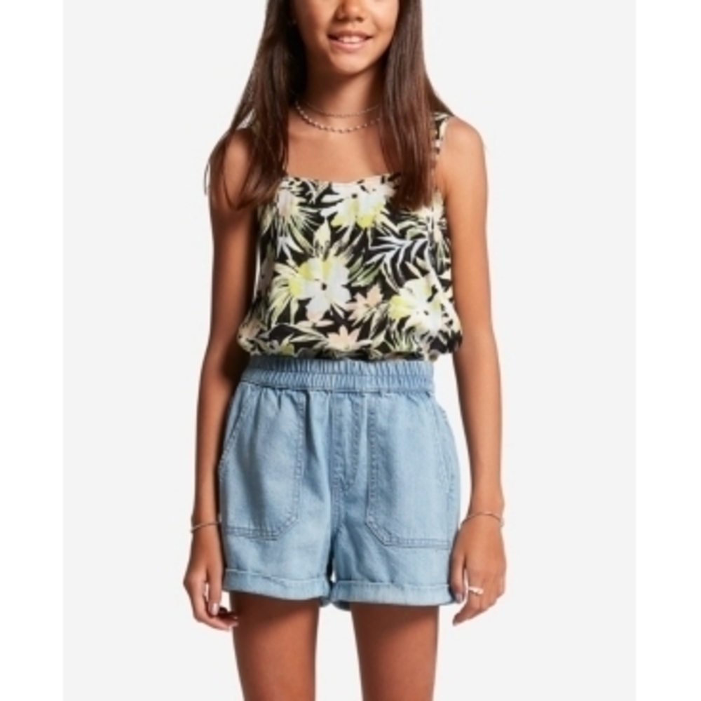 Volcom Girls Sunday Strut Short Pale Blue S